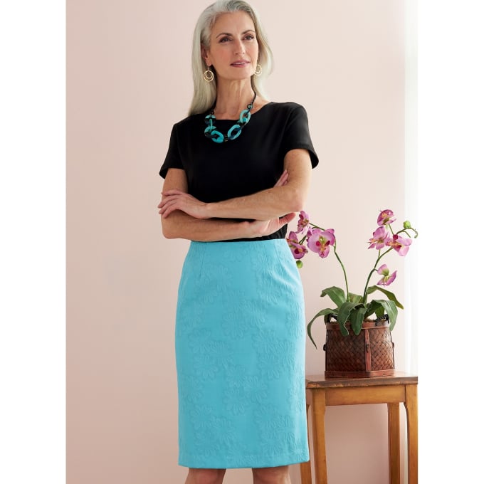 Patron Butterick 6746 jupe, taille 42-50, en français