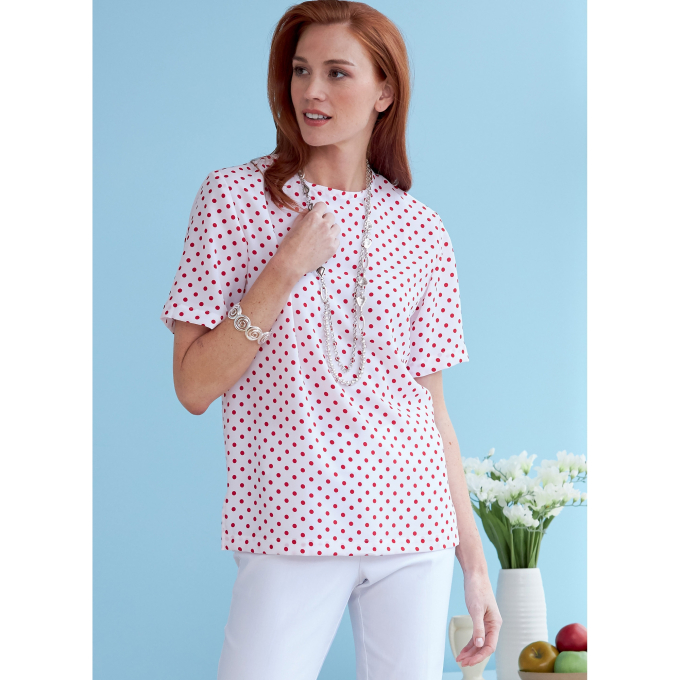 Patron Butterick 6751 blouse, taille 34-42, en français