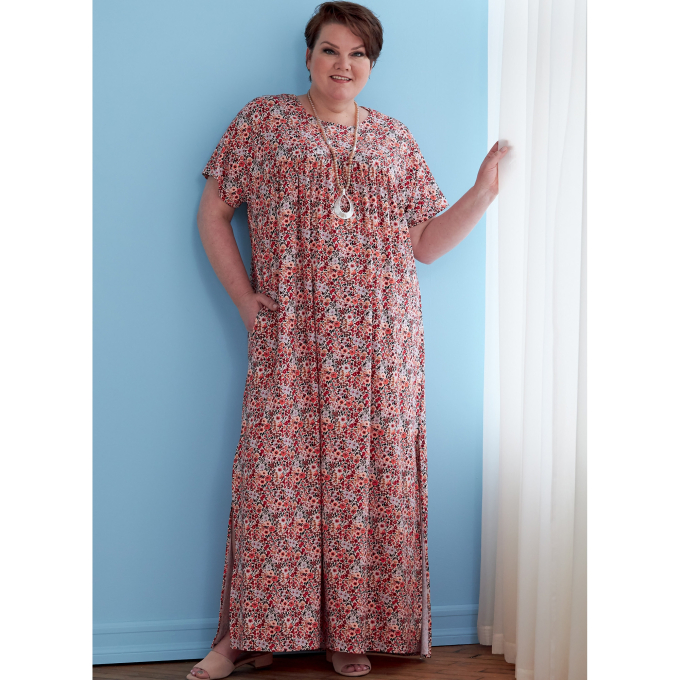 Naaipatroon Butterick 6755 jurk, maat 44-50, Dui/En/Fr