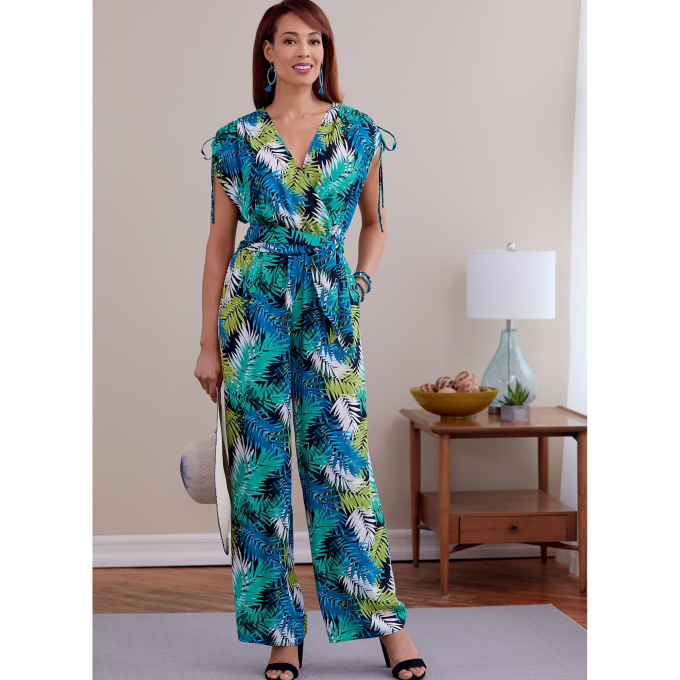 Patron Butterick 6756 robe, taille 40-48, en français