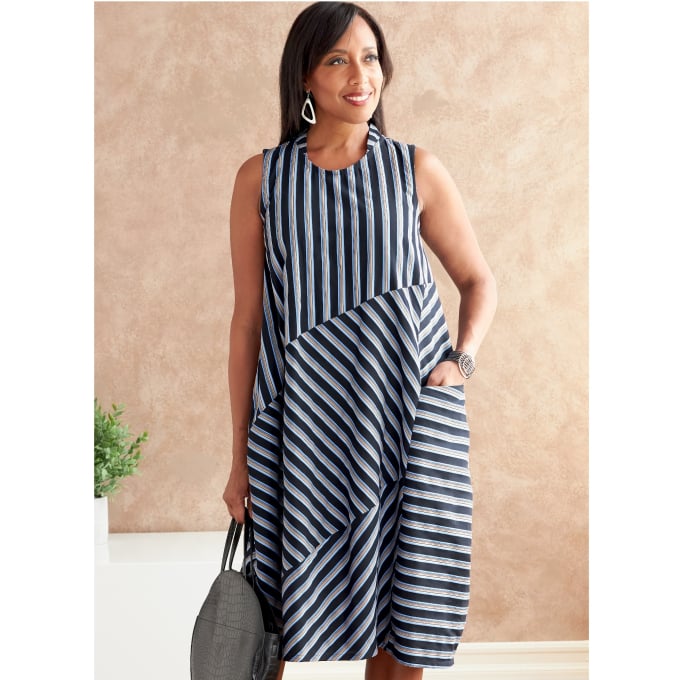 Patron Butterick 6784 robe, taille 42-50, en français