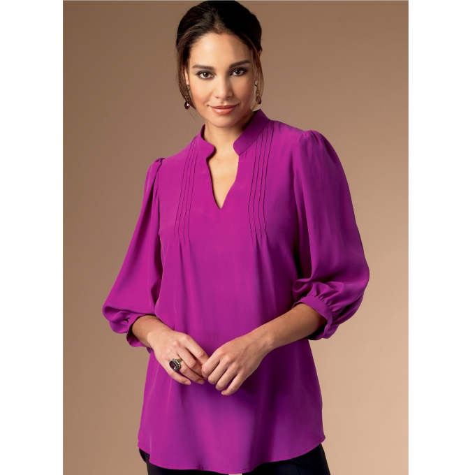 Naaipatroon Butterick 6801 blouse, maat 44- 50, Dui/En/Fr