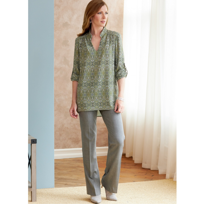 Naaipatroon Butterick 6801 blouse, maat 44- 50, Dui/En/Fr