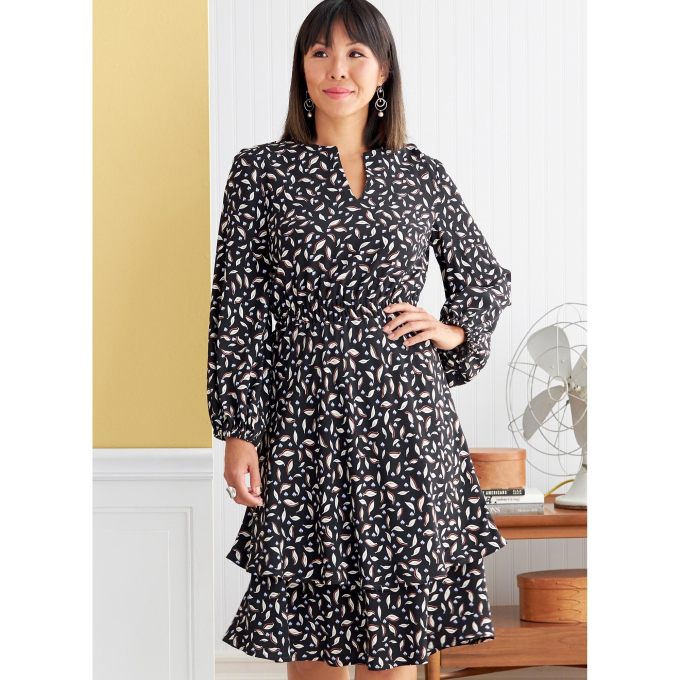 Patron Butterick 6806 robe, taille 34-42, en français