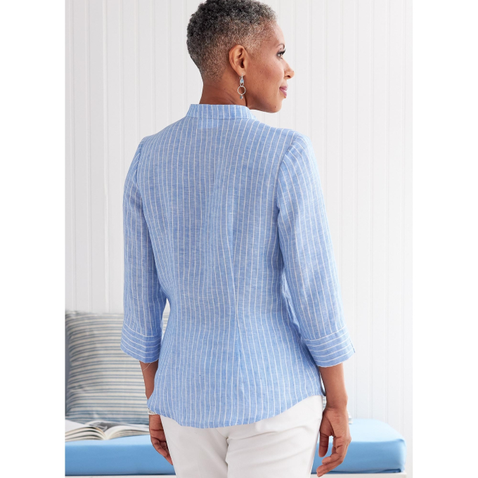 Naaipatroon Butterick 6816 blouse, maat 40-48, Dui/En/Fr