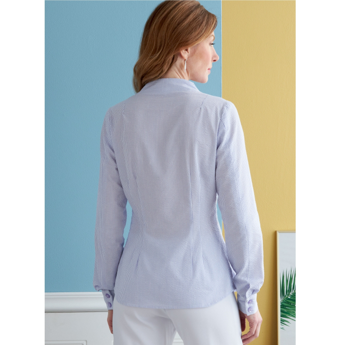 Naaipatroon Butterick 6842 blouse, maat 42-50, Dui/En/Fr