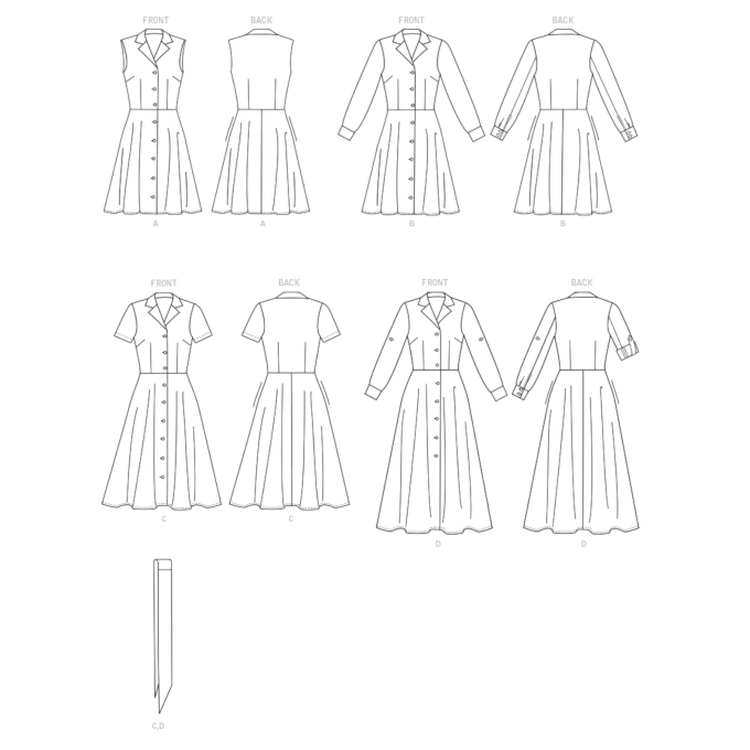 Patron Butterick 6843 robe de styliste femme, taille 42-50, en français