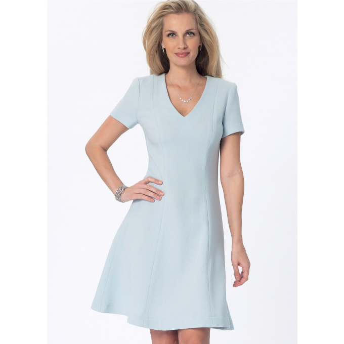 Naaipatroon Butterick 6850 jurk, maat 32-48, Dui/En/Fr