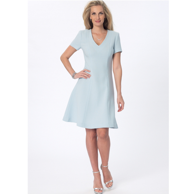 Naaipatroon Butterick 6850 jurk, maat 32-48, Dui/En/Fr