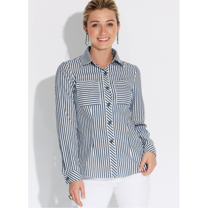 Naaipatroon Butterick 6852 blouse, maat 34-42, Dui/En/Fr