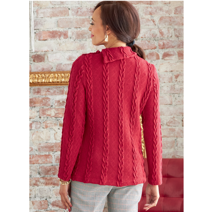 Naaipatroon Butterick 6857 pullover, maat 32-48, Dui/En/Fr