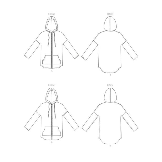 Patron Butterick 6863 veste de styliste femme, taille 32-48, en français