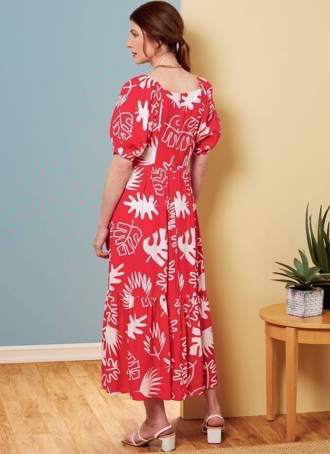 Patron Butterick 6872 robe femme, taille 34-42, en français