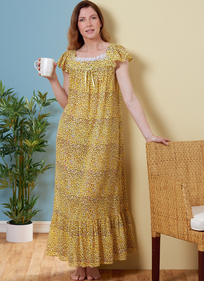 Naaipatroon Butterick 6883 nachtkleding, maat 30-40, Dui/En/Fr