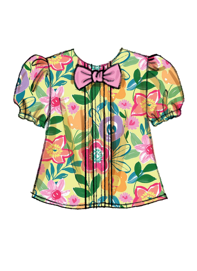 Patron Butterick 6884 ensemble bébé, taille 46-81cm, en français