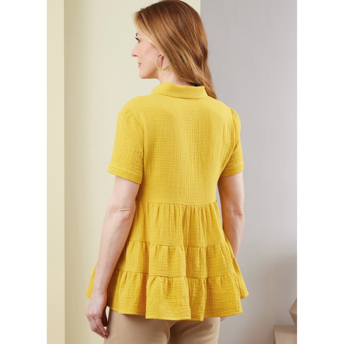 Naaipatroon Butterick 6897 blouse, maat 34-42, Dui/En/Fr