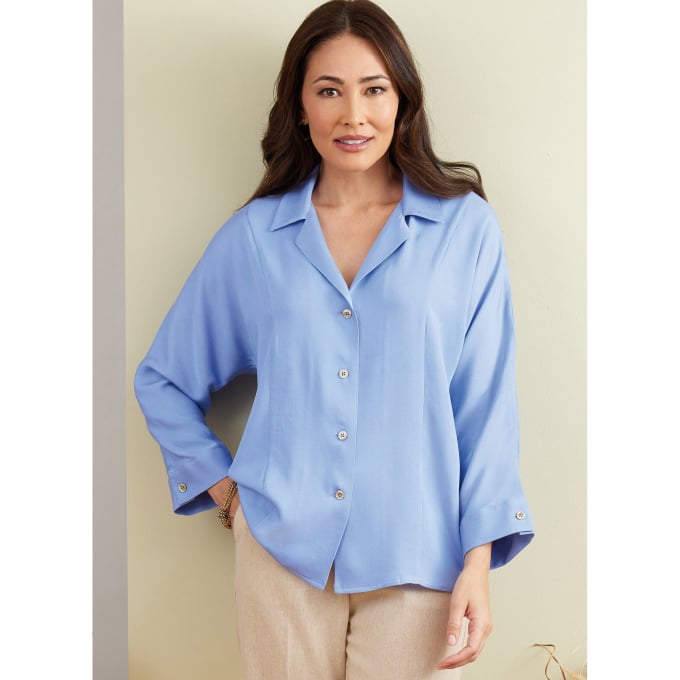 Naaipatroon Butterick 6898 blouse, maat 34-42, Dui/En/Fr