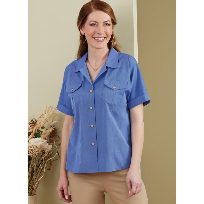 Naaipatroon Butterick 6898 blouse, maat 34-42, Dui/En/Fr
