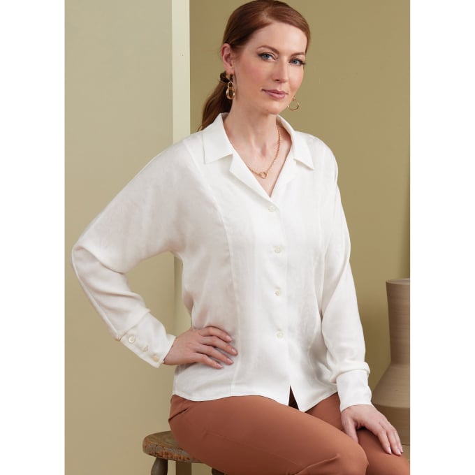 Naaipatroon Butterick 6898 blouse, maat 34-42, Dui/En/Fr