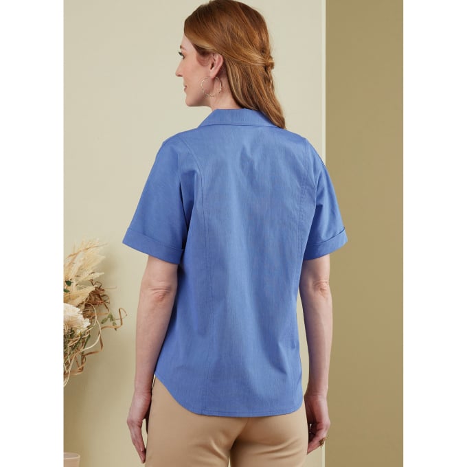 Naaipatroon Butterick 6898 blouse, maat 44-52, Dui/En/Fr