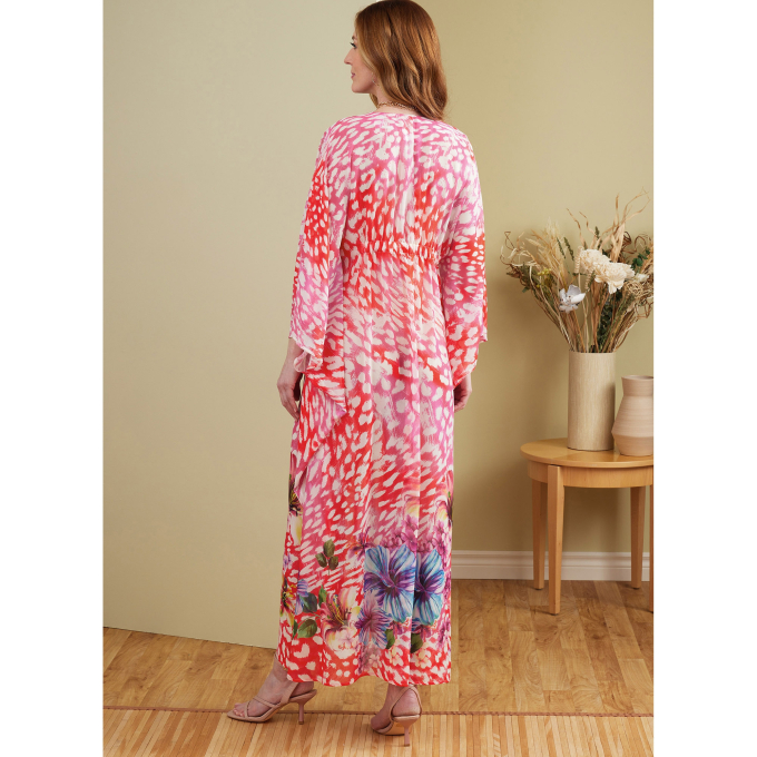 Patron Butterick 6900 robe tunique caftan femme, taille 34-42, en français