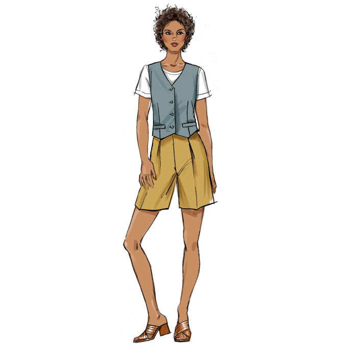 Naaipatroon Butterick 6901 combinatie, maat 42-50, Dui/En/Fr