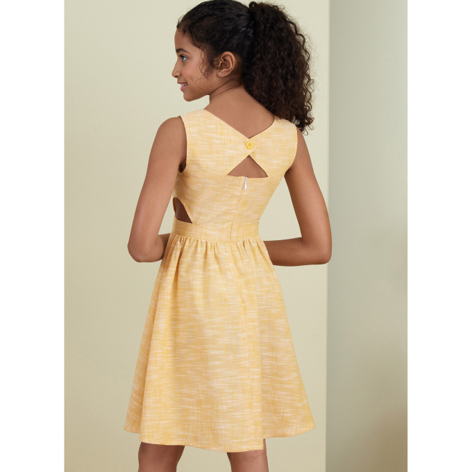 Patron Butterick 6908 combinaison robe enfants, taille 127-155 cm, en français