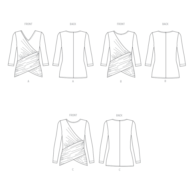 Naaipatroon Butterick 6909 shirt, maat 36-54, Dui/En/Fr