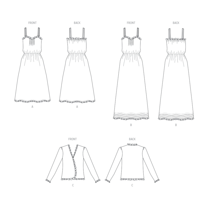 Patron Butterick 6914 robe rétro femme, taille 32-40, en français
