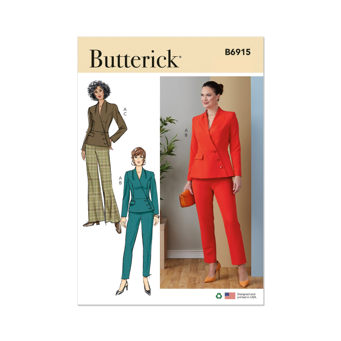 Naaipatroon Butterick 6915 combinatie, maat 34-42, Dui/En/Fr