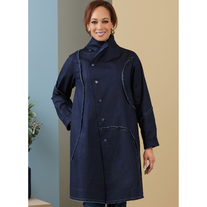 Patron Butterick 6919 manteau femme, taille 34-42, en français