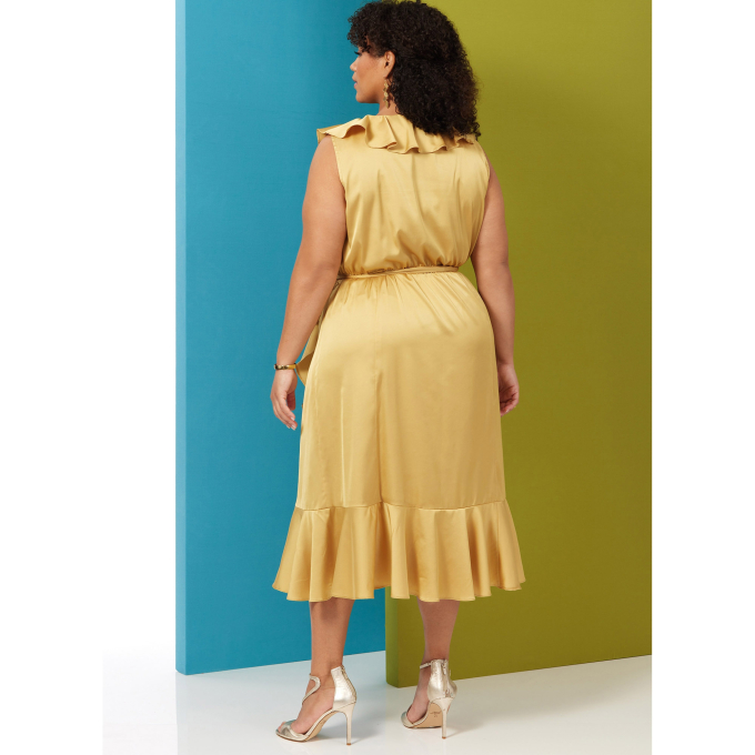 Patron Butterick 6927 robe femme, taille 56-64, en français