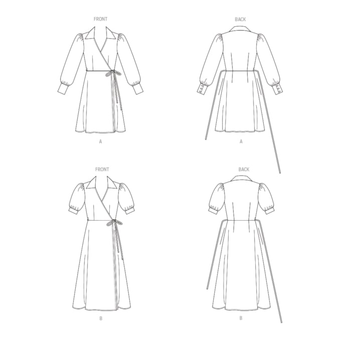 Patron Butterick 6928 robe femme, taille 34-42, en français