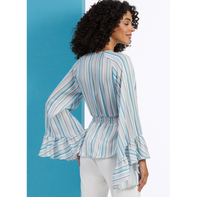 Naaipatroon Butterick 6930 blouse, maat 38-46, Dui/En/Fr