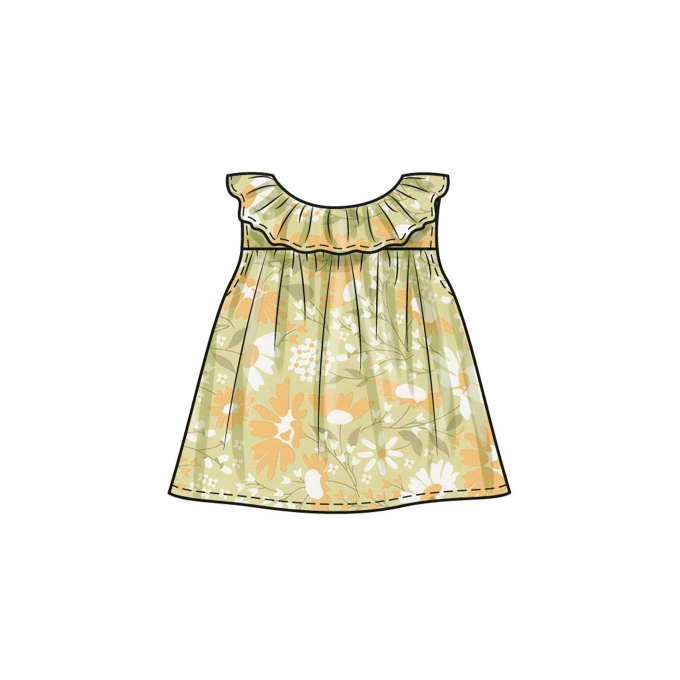 Patron Butterick 6935 ensemble tenue enfants, taille XS-L, en français