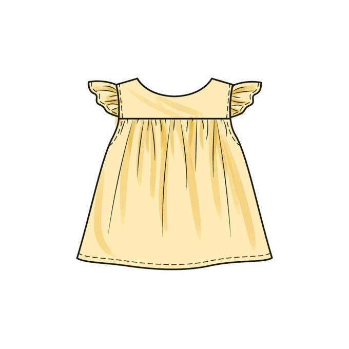 Patron Butterick 6935 ensemble tenue enfants, taille XS-L, en français