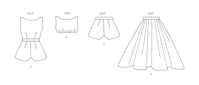 Patron Butterick 6938 vêtements de sport vintage femme, taille 42-50, en français