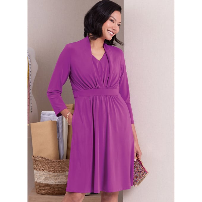 Patron Butterick 6940 robe femme, taille 30-38, en français