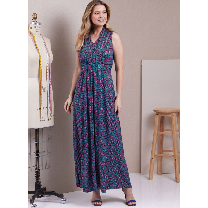 Patron Butterick 6940 robe femme, taille 38-46, en français