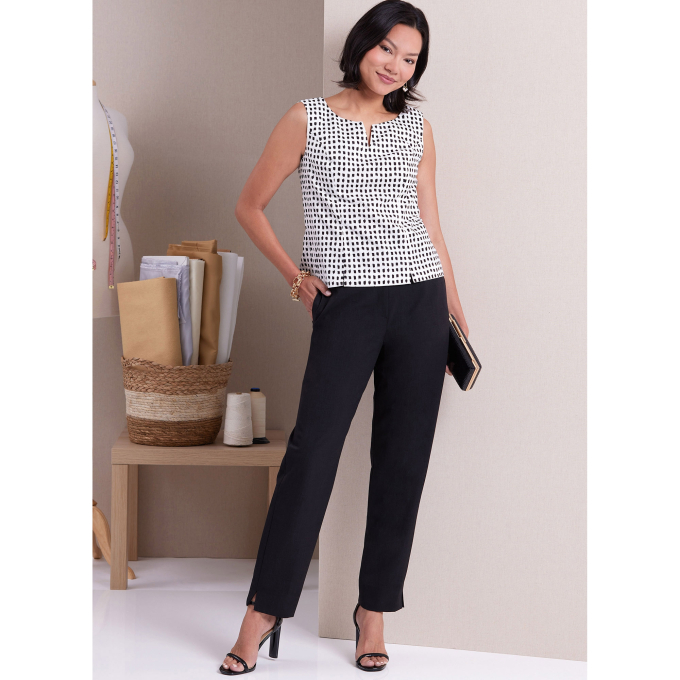 Naaipatroon Butterick 6944 broek, maat 42-50, Dui/En/Fr