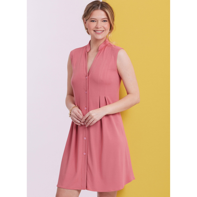 Naaipatroon Butterick 6945 top, jurk en broek, maat 34-42, Dui/En/Fr