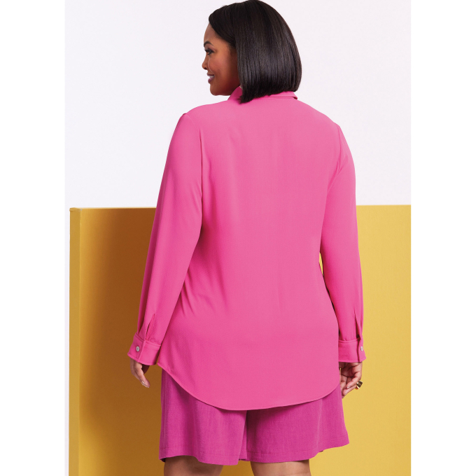 Naaipatroon Butterick 6946 blouse en shorts, maat 46-54, Dui/En/Fr