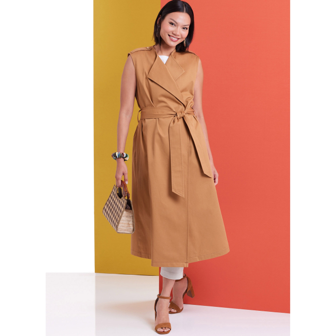 Naaipatroon Butterick 6948 jas, broek, jurk en top, maat 34-42, Dui/En/Fr