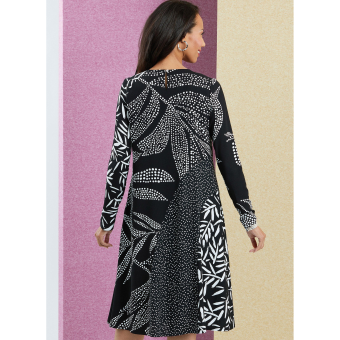 Patron Butterick 6959 robe femme, taille 44-52, en français