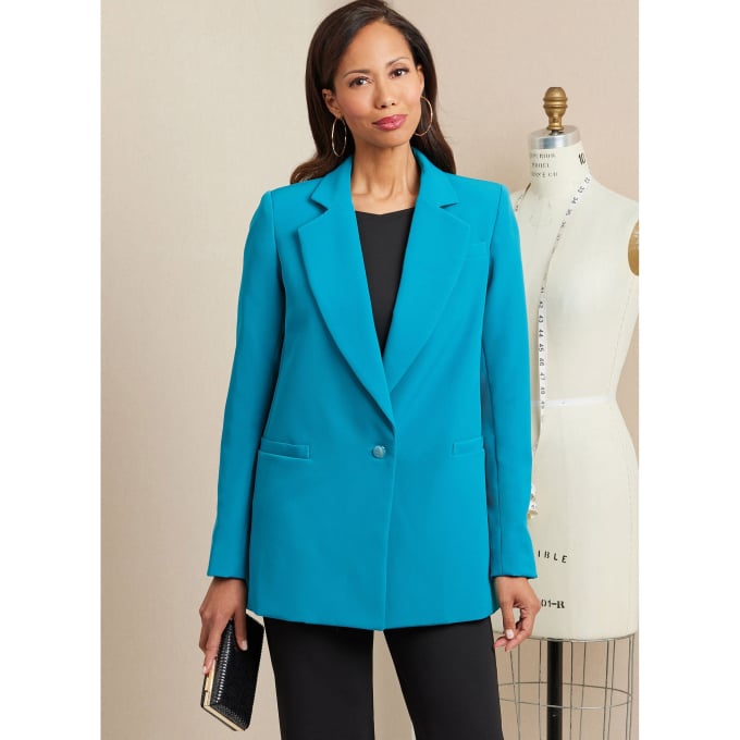 Patron Butterick 6960 blazer femme, taille 34-42, en français