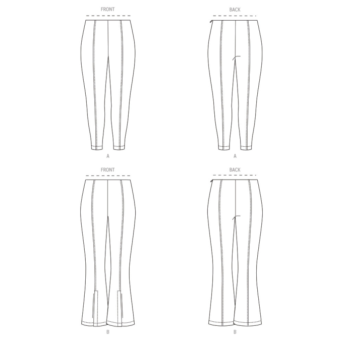 Naaipatroon Butterick 6963 broek, maat 46-54, Dui/En/Fr