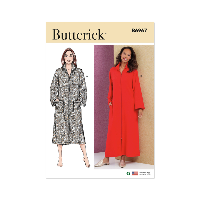 Patron Butterick 6967 manteau femme, taille XS-XL, en français