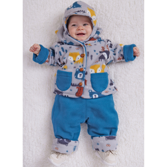 Patron Butterick 6969 combinaison bébé, taille XS-L, en français