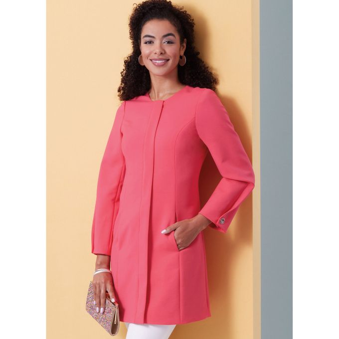 Patron Butterick 6979 blazer femme, version papier, taille 44-52, en français