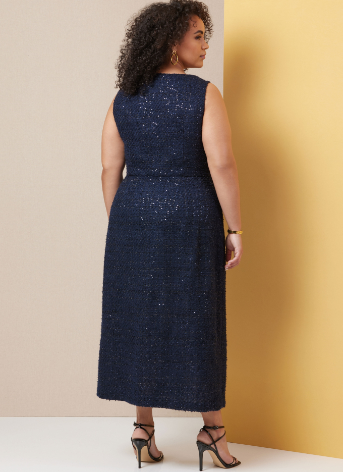 Patron Butterick 7022 robe femme, version papier, taille 36-44, en français